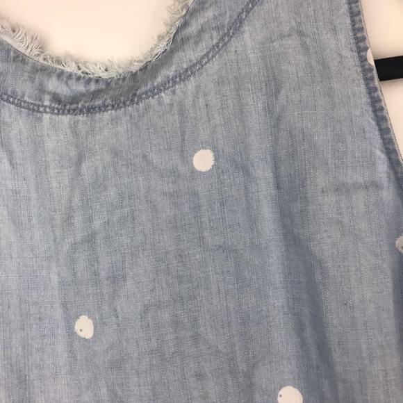 Cloth & Stone | Chambray Polka Dot Top - Picture 3 of 8